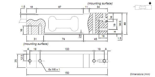 AZL-10KG稱重傳感器 AZL-10KG稱重傳感器